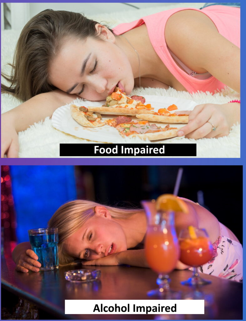 Food vs Alcohol Drunk
