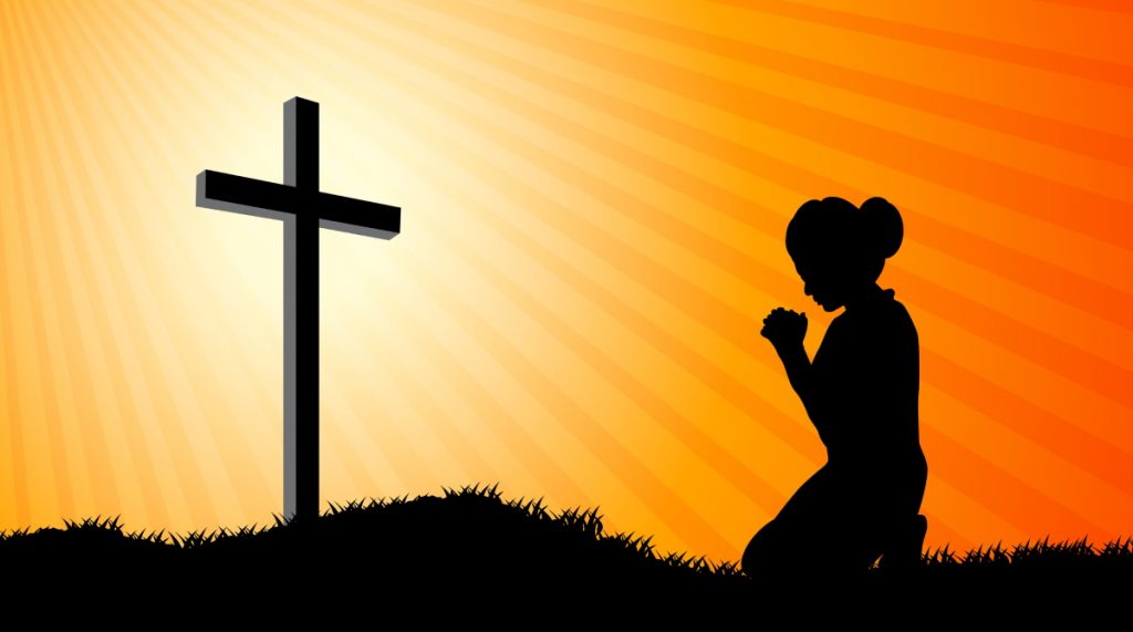 Kneeling at the Cross