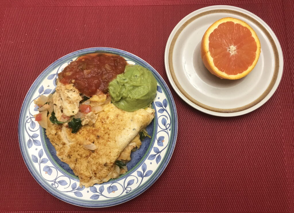 Veggie Omelet Breakfast