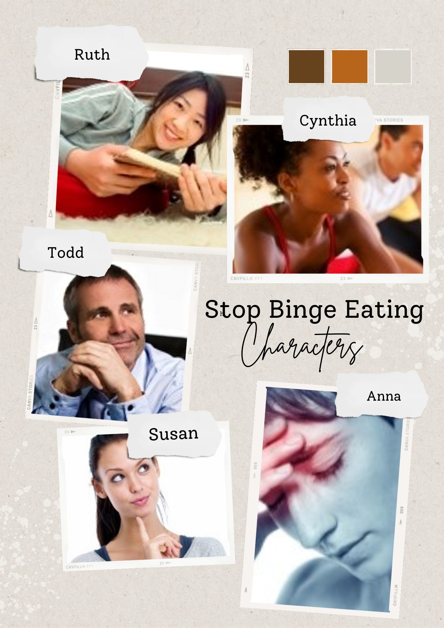 Stop Binge Eating Characters