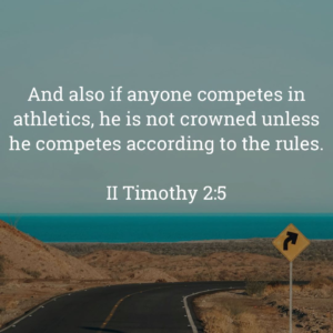 2 Timothy 2 : 5 Scripture